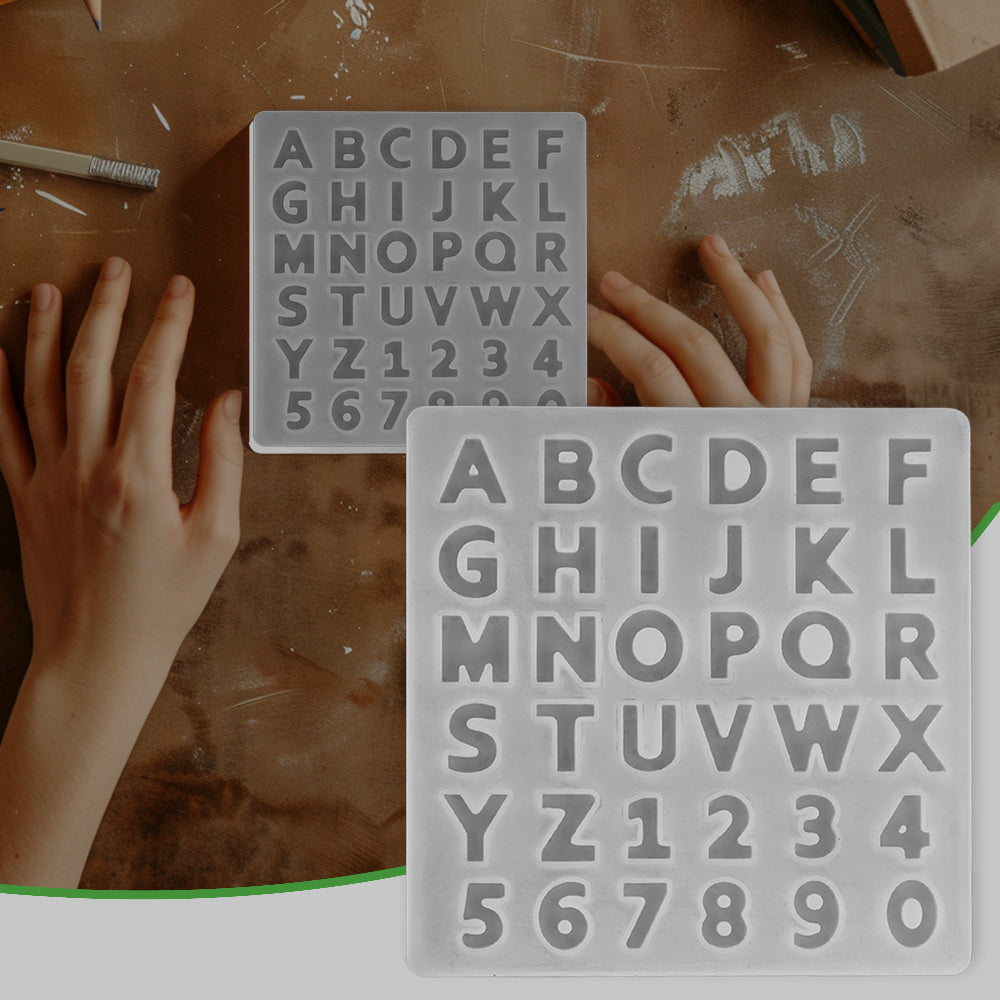 SILICOMOLDS- Alphabet Mold Small URP141RM